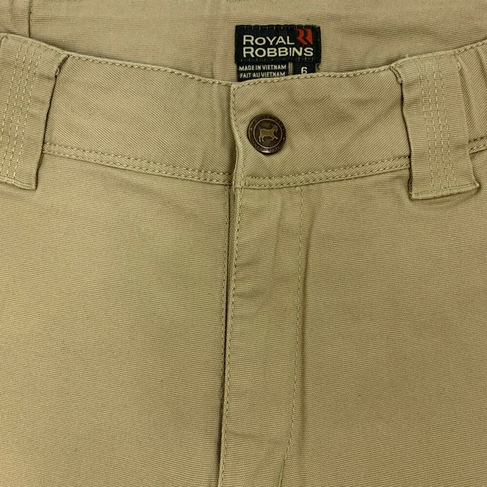 Royal Robbins Shorts Classic Cotton Hiking Walking Mom Shorts Size Medium - Picture 3 of 7
